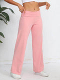 Elastic Waist Wide Leg Pants for Comfortable Everyday Wear
