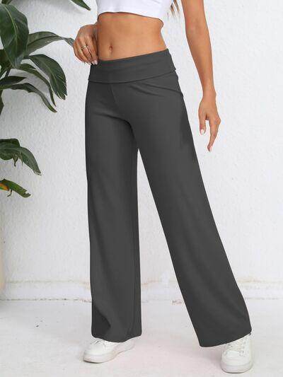 Elastic Waist Wide Leg Pants for Comfortable Everyday Wear